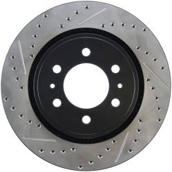 StopTech - StopTech 127.65119R Sport Cross-Drilled & Slotted Disc Brake Rotor - Image 1