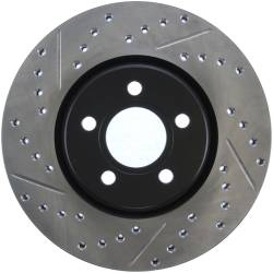 StopTech - StopTech 127.63053R Sport Cross-Drilled & Slotted Disc Brake Rotor - Image 1