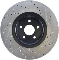 StopTech - StopTech 127.65146R Sport Cross-Drilled & Slotted Disc Brake Rotor - Image 2