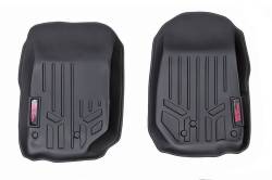 Rough Country Suspension Systems - Rough Country Front Floor Liners-Black for 14-18 Wrangler JK M-6142 - Image 2