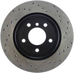 StopTech - StopTech 128.34080L Sport Cross-Drilled Disc Brake Rotor - Image 1