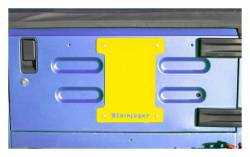 Steinjager - Steinjager Spare Tire Carrier Delete Plate-Lemon Peel for Wrangler TJ J0043680 - Image 1