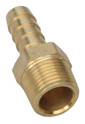 Trans-Dapt Performance - Trans-Dapt 2269 Straight Fuel Hose Fitting 3/8" NPT to 3/8" I.D.Brass - Image 1