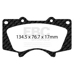 EBC Brakes - EBC Brakes ED91657 Truck/SUV Extra Duty Brake Pads - Image 1