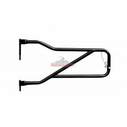 Steinjager - Steinjager Front Tubular Trail Doors Black for Wrangler JL J0048306 - Image 1