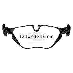 EBC Brakes - EBC Brakes DP31079C Redstuff Ceramic Low Dust Brake Pads - Image 1