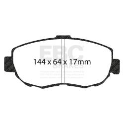 EBC Brakes - EBC Brakes DP41223R Yellowstuff Street & Track Brake Pads - Image 1