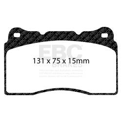 EBC Brakes - EBC Brakes DP41210R Yellowstuff Street & Track Brake Pads - Image 1