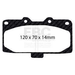 EBC Brakes - EBC Brakes DP41200R Yellowstuff Street & Track Brake Pads - Image 1