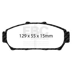 EBC Brakes - EBC Brakes DP41206R Yellowstuff Street & Track Brake Pads for Civic Integra - Image 1