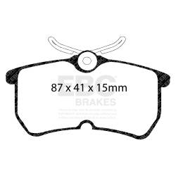 EBC Brakes - EBC Brakes DP41218R Yellowstuff Street & Track Brake Pads for Fiesta Focus - Image 1