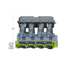 Holley EFI - Holley EFI 300-208BK Holley Hi-Ram Intake Plenum Top Only - Image 5