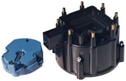 Proform - Proform 66947BKC Distributor Cap & Rotor Kit Black Cap for GM V8 - Image 1