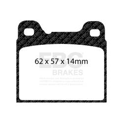 EBC Brakes - EBC Brakes DP31043C Redstuff Ceramic Low Dust Brake Pads for 740 760 940 960 - Image 1