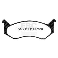 EBC Brakes - EBC Brakes DP41277R Yellowstuff Street & Track Brake Pads - Image 1