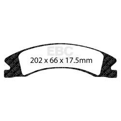 EBC Brakes - EBC Brakes UD1565 Ultimax Brake Pads - Image 1