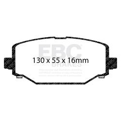 EBC Brakes - EBC Brakes UD1596 Ultimax Brake Pads - Image 1