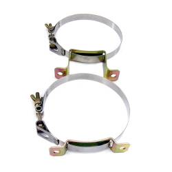 Nitrous Express - Nitrous Express 11106 10lb/15lb Stainless Steel Bottle Brackets - Image 1