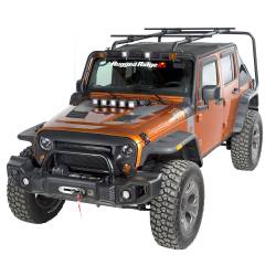 Rugged Ridge - Rugged Ridge Sherpa Cargo Roof Rack Kit-Black for Wrangler JK 4DR 11703.22 - Image 1
