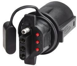 Hopkins Towing Solution - Hopkins Towing Solution 47345B LED Test 7 Blade To 4 Flat Adapter - Image 2