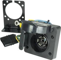 Hopkins Towing Solution - Hopkins Towing Solution 47185B Multi-Tow 4 Flat To 7 Blade & 4 Flat Connector - Image 3