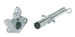 Hopkins Towing Solution - Hopkins 52007 6-Pole Heavy Duty Rounds Vehicle To Trailer Wiring Connector ALL - Image 1