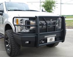 Steelcraft - Steelcraft 60-11380CC Black HD Front Elevation Bumper for 17-22 Ford Super Duty - Image 1