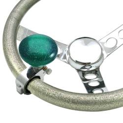 American Shifter Company - American Shifter ASCBA10008 Green Retro Series Adjustable Suicide Shift Knob - Image 1