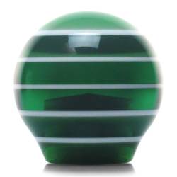 American Shifter Company - American Shifter ASCSN01003 Green Super Stripe Custom Shift Knob - Image 1