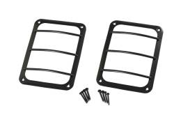 Kentrol - Kentrol 50582 Black Rear Taillight Guards Pair for 07-18 Jeep Wrangler JK - Image 1