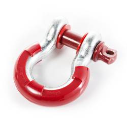 Rugged Ridge - D-Ring Shackle Isolator Kit Red Pair 7/8 inch - Image 6