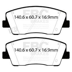 EBC Brakes - EBC Brakes DP42358R Yellowstuff Street & Track Brake Pads for G70 Stinger - Image 1