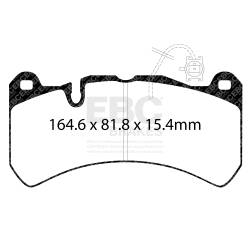 EBC Brakes - EBC Brakes DP42354R Yellowstuff Street & Track Brake Pads for Giulia Stelvio - Image 1