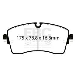 EBC Brakes - EBC Brakes DP42385R Yellowstuff Street & Track Brake Pads - Image 1