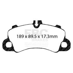 EBC Brakes - EBC Brakes DP42379R Yellowstuff Street & Track Brake Pads for 18-22 Cayenne - Image 1