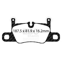 EBC Brakes - EBC Brakes DP42371R Yellowstuff Street & Track Brake Pads for 911 Cayenne - Image 1