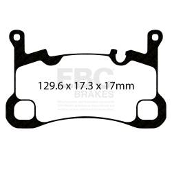 EBC Brakes - EBC Brakes DP42380R Yellowstuff Street & Track Brake Pads for 18-22 Cayenne - Image 1