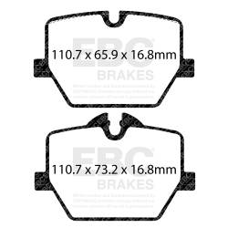 EBC Brakes - EBC Brakes DP42415R Yellowstuff Street & Track Brake Pads - Image 2