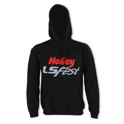 Holley - Holley 10295-MDHOL LS Fest Hoodie Medium Black - Image 1