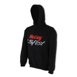 Holley - Holley 10295-MDHOL LS Fest Hoodie Medium Black - Image 3