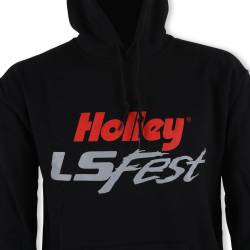 Holley - Holley 10295-MDHOL LS Fest Hoodie Medium Black - Image 5