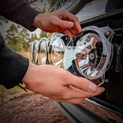 KC Hilit's - KC HiLit's 5118 Shield Pro6 Gravity LED 6" Clear Each - Image 2