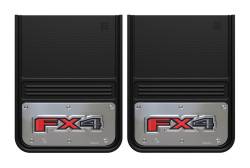 Gatorback - Gatorback 14"x18" Universal Black Mud Flaps FX4 Logo GB1418FX4-2 - Image 1