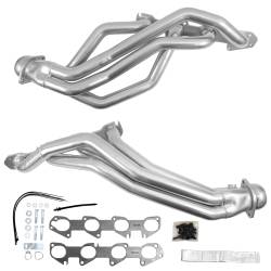 BBK Performance Parts - BBK 19500 1.75" Polished Silver Ceramic Long Tube Headers for 09-24 RAM 1500 HEM - Image 1