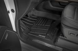 Rough Country Suspension Systems - Rough Country Front/Rear Floor Liners Black Silverado/Sierra Crew FF-21612 - Image 2