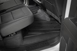 Rough Country Suspension Systems - Rough Country Front/Rear Floor Liners Black Silverado/Sierra Crew FF-21612 - Image 3
