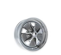 Scott Drake - Scott Drake C5ZZ 14X5 5x4.5 -19mm Charcoal/Chrome C5ZZ-1007-AR - Image 4