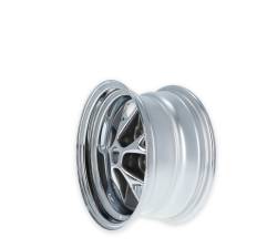 Scott Drake - Scott Drake C5ZZ 14X7 5x4.5 -6mm Charcoal/Chrome C5ZZ-1007-BR - Image 3