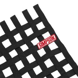 Simpson Safety - Simpson Safety 36002BK 18"x24" Stock Car Window Net Black - Image 4