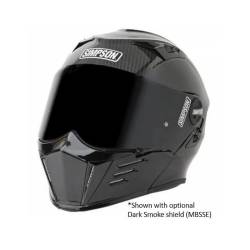 Simpson Motorcycle - Simpson Safety M59XSC Mod Bandit Motorcycle Helmet XS Carbon Fiber - Image 3